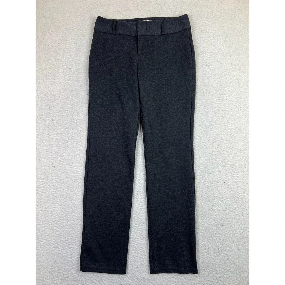 Michael Kors Womens 6 Gray Stretch Wide Leg Dress‎ Pants Career Trousers